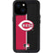 MLB Cincinnati Reds Split iPhone 15 Waterproof Case